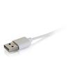 Cables to Go 1M USB A MALE TO LIGHTNING MALE SYNC AND CHARGING CABLE - WHITE (3.3FT) (35498)