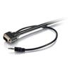 Cables to Go Select VGA + 3.5mm Stereo Audio A/V Cable M/M - 10ft - In-Wall CMG-Rated (50226)