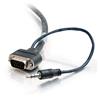 Cables to Go 50FT VGA + 3.5MM A/V CABLE WITH ROUNDED LOW PROFILE CONNECTORS M/M - PLENUM CMP-RATED (40178)