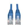 Tripp Lite Cat5e 350MHz Snagless Molded Cable(Blue) - 25 ft | N001-025-BL