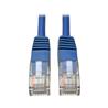 Tripp Lite Cat5e 350MHz Snagless Molded Cable(Blue) - 25 ft | N002-025-BL