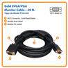 Tripp Lite Gold w/RGB Coax - VGA cable - 20ft. | P502-020