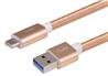 iCAN Type-C to USB 3.0 A Male, Gold-Plated, 2M/6ft  (ZGH-AUC-01-6FT)