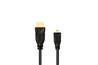 iCAN Micro HDMI  to HDMI  Cable for Mobile Devices, High Speed, 6FT