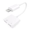 iPhone Dual Lightning Charge & Audio Adapter, White