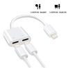 iPhone Dual Lightning Charge & Audio Adapter, White