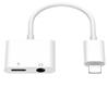 Lightning to 3.5mm Aux Headphone Jack Audio, White