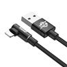 BASEUS MVP 90° Angle Lightning Cable, 1.5A, 2M, Black