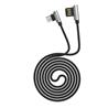 HOCO Exquisite Steel Micro USB Cable, 1.2M, Black