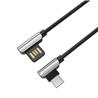 HOCO Exquisite Steel Type C Cable, 1.2M, Black