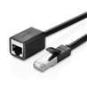 UGREEN NW112 Câbles de prolongation Ethernet RJ45 FTP Cat 6 M/F, 1M Noir