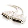 C2G DB25 M/F SERIAL RS232 EXTENSION CABLE- 75ft