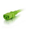 Cordon d'alimentation C2G 14AWG (IEC320C14 à IEC320C13) - Vert 8 pi