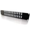 Cables To Go 24-Port Blank Keystone/Multimedia Patch Panel (03859)