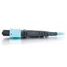 Cables To Go MTP 10Gb 50/125 OM3 Multimode PVC Fiber Optic Cable - Aqua 30m (31422)