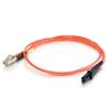 Cables To Go MTRJ-LC 62.5/125 OM1 Duplex Multimode PVC Fiber Optic Cable - Orange 3m (33183)