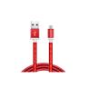 ADATA Woven Metallic Braided Micro USB Cable - Red