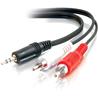 C2G Value Series 3.5mm Stereo Male To 2xRCA Stereo Male - 6 ft.(40423)