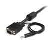 Startech Coax High Resolution Monitor VGA Cable with Audio HD15 M/M - 50ft (MXTHQMM50A)