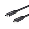 Startech USB-C to USB-C Cable w/ 5A PD - M/M - 1 m (3 ft.) - USB 2.0 - USB-IF Certified (USB2C5C1M)