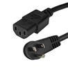 Startech Power Cord - Right-Angle NEMA 5-15P to C13 - 6 ft. (PXTR1016)