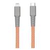 iCAN USB-C to Lightning Cable, Apple MFi, M/M, 3ft, Orange(Open Box)