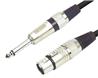 iCAN XLR Female to 6.35mm (1/4 Inch) TS Mono Microphone Cable - 10 ft(Open Box)