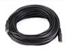 MONOPRICE 50ft 3.5mm Stereo Plug/Jack M/F Cable - Black