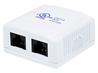 Monoprice Surface Mount Box Cat6 Double(Open Box)