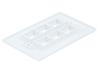 Monoprice Wall Plate for Keystone, 6 Hole - White