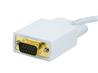 Monoprice 3ft 32AWG Mini DisplayPort to VGA Cable, White(Open Box)