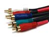 Monoprice 6ft 22AWG 5-RCA Component Video/Audio Coaxial Cable (RG-59/U) - Black(Open Box)