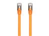 Monoprice Entegrade Series Cat7 Double Shielded (S/FTP) Ethernet Patch Cable - Snagless RJ45, 600MHz, 10G, 26AWG, 2ft, Orang...