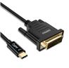 Choetech  USB Type C to DVI Cable, 4K@30Hz, 1.8 meter, Black (XCD-0018BK)(Open Box)