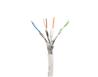 iCAN Premium CAT7 Ethernet Cable,High Speed 10Gbps 600MHz, Shielded S/STP, 100FT, White