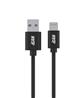 iCAN USB-A 2.0 to Lightning Cable, Apple MFi, M/M, 3ft, Black