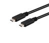 iCAN USB3.1 (Gen 2) 10Gbps Type C to Type C Data Link Cable, 6ft.