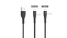 iCAN 4ft Lightning Cable, with sensor & LED Light, Black