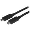 StarTech.com 2m 6 ft USB C Cable with Power Delivery (3A) - M/M - USB 3.0 - USB-IF Certified - USB 3.0 Type C Cable - USB 3....