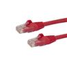 StarTech Snagless Cat6 UTP Patch Cable (Red) - 3 ft. (N6PATCH3RD)