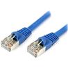 StarTech Snagless Shielded RJ45 F/UTP Cat 5e Patch Cable (Blue) - 50 ft. (S45PATCH50BL)