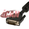 iCAN DVI-I (24 + 5 pin) Dual Link Digital plus Analog ouput to 3RCA (RGB) component video cable - 6ft (DVI-I-3CMP-06)