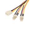 STARTECH 6 in TX3 Fan Power Splitter Cable