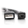 Cables To Go USB Cable - Type A Male - Mini Type B Male - 1m - Black (27329)