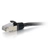 C2G CAT6A Snagless UTP Cable- Black 4ft