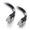 C2G CAT6A Snagless UTP Cable- Black 4ft