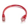 C2G (00420) CAT5E SNAGLESS UTP CABLE-Red 2FT