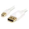 StarTech White Mini DisplayPort to DisplayPort 1.2 Adapter Cable - 10 ft. (MDP2DPMM3MW)