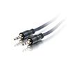 Cables To Go 35 ft Stereo Audio Cable |1 x Mini-phone Male Stereo Audio , 1 x Mini-phone Male Stereo Audio , Black (40517)