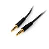 StarTech Slim 3.5mm Stereo Audio Cable 10 ft. - M/M | MU10MMS